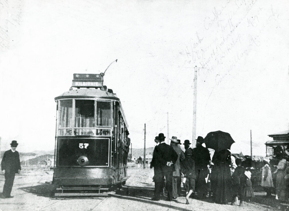 First tram to Kilbirnie