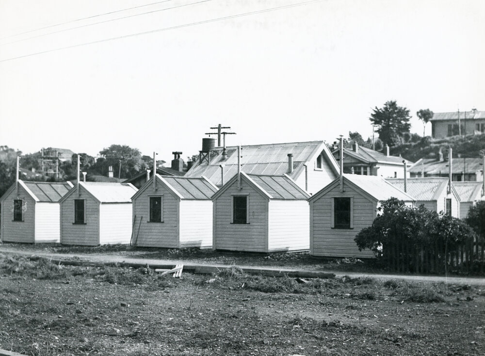 Railway huts at Paekākāriki