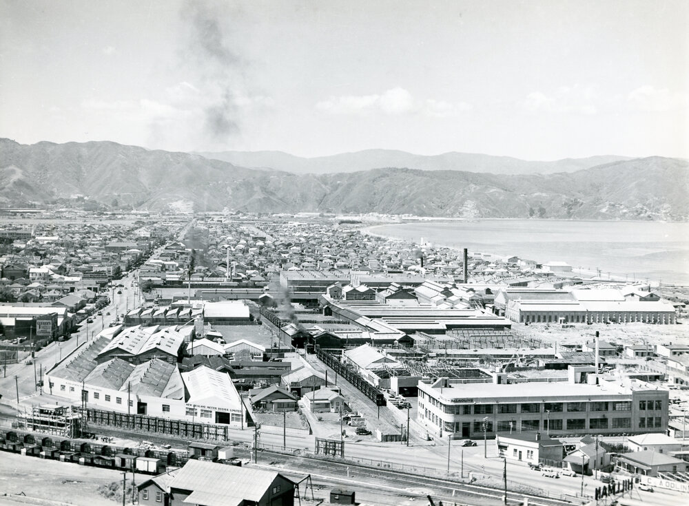 Petone Railyards and industrial area