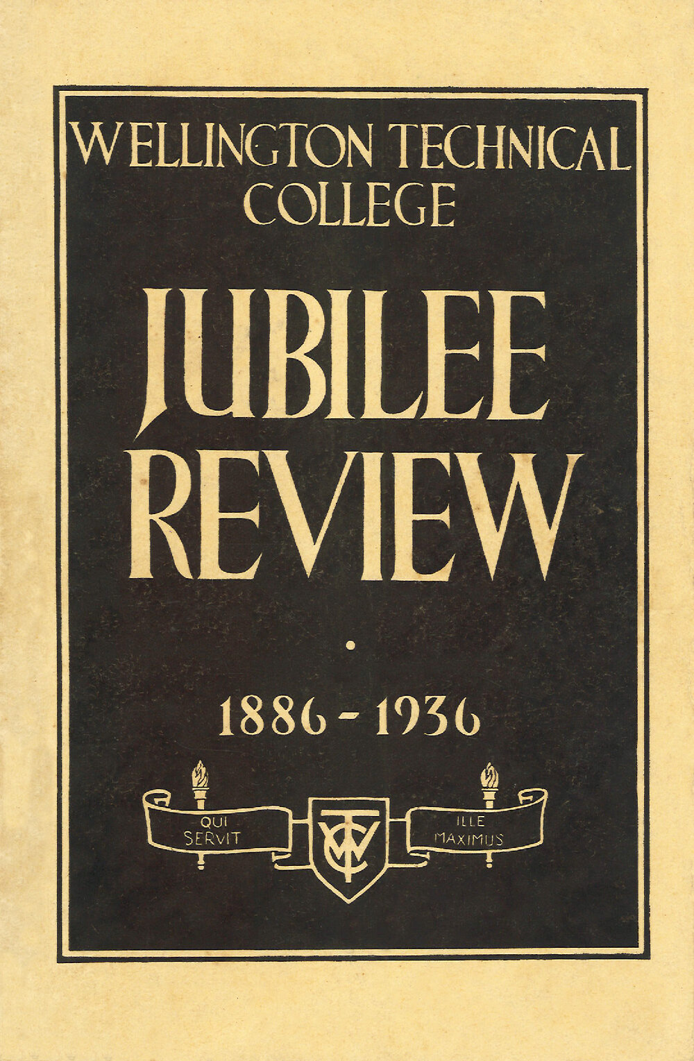 Wellington Technical College : Jubilee Review 1886 - 1936