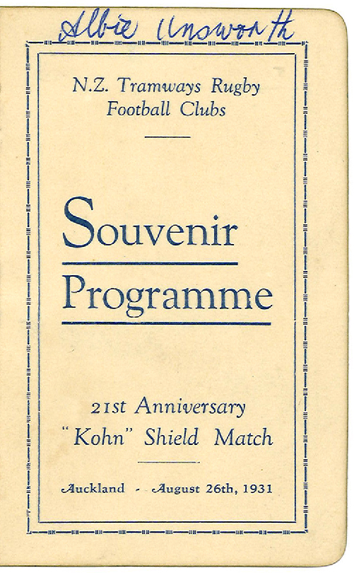 Souvenir Programme : 21st Anniversary Kohn Shield Match