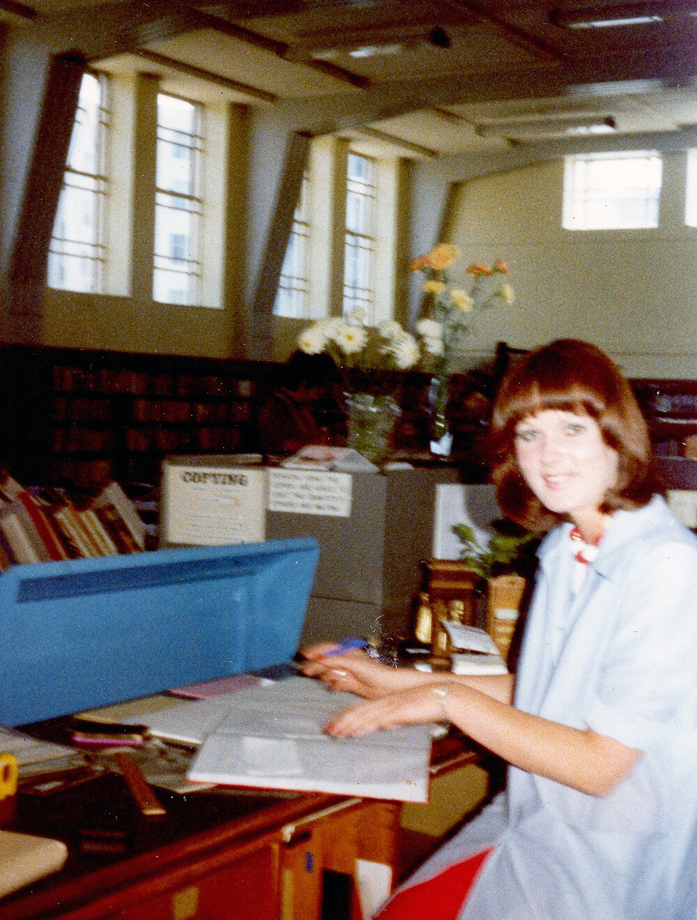 Library Assistant Anne Selwyn 