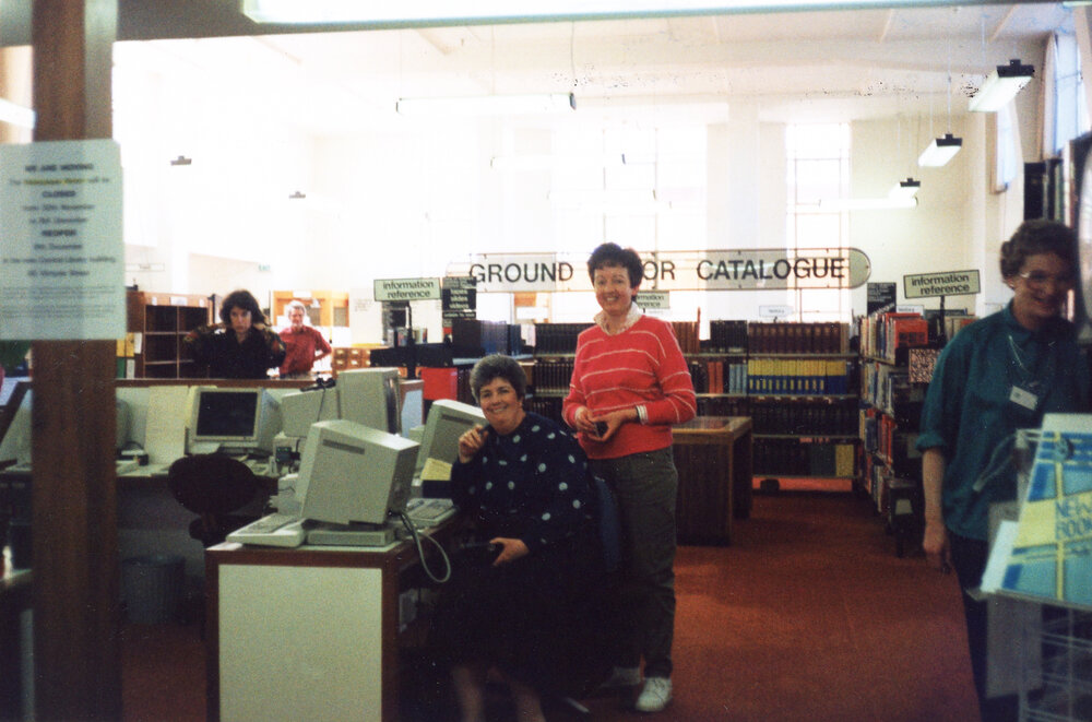 Library staff, 1991