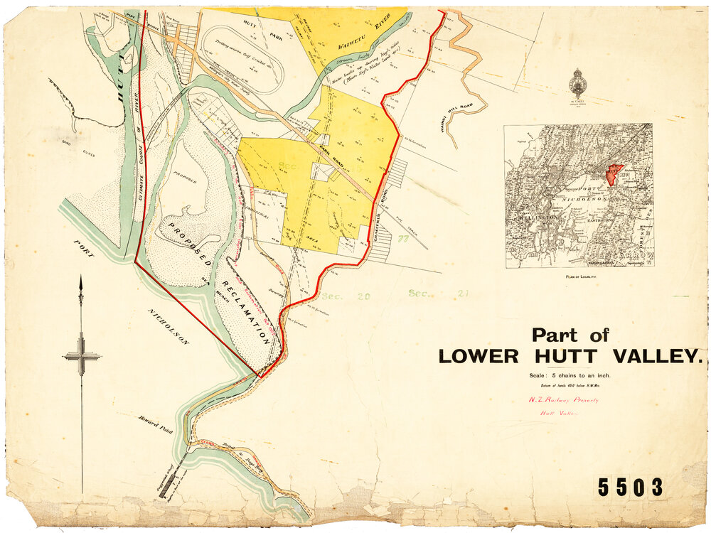 Part of Lower Hutt Valley [Seaview]
