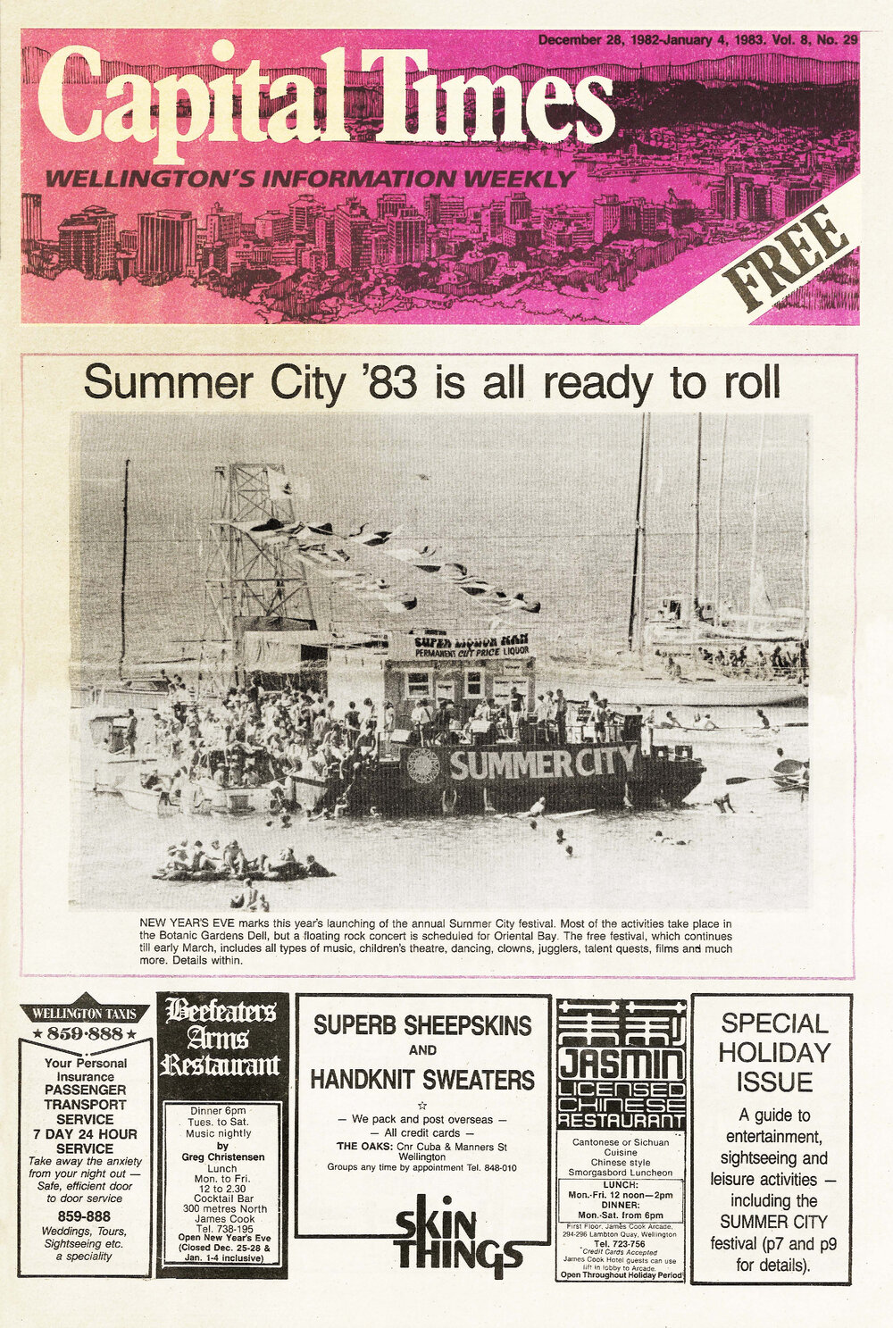 Capital Times, 28th December 1982