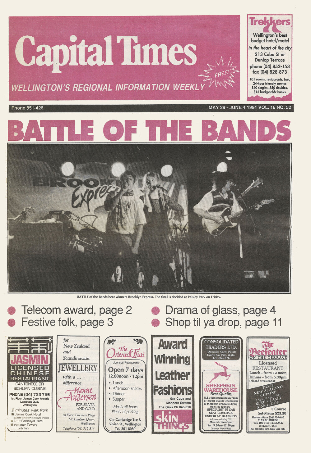Capital Times, 28th May 1991