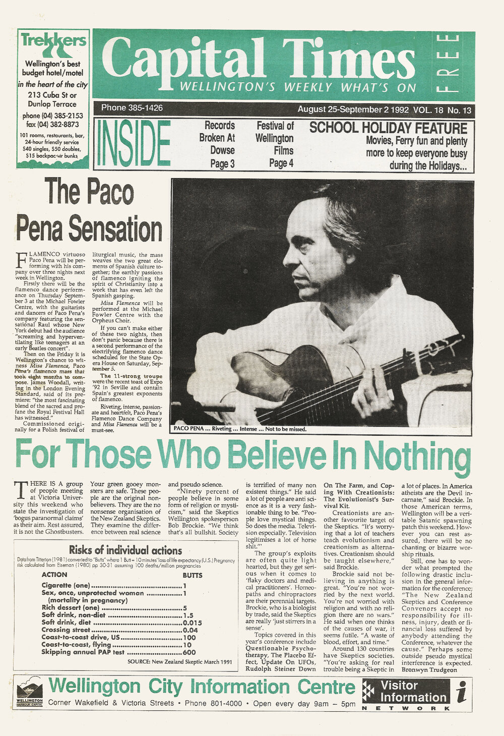 Capital Times, 25th August 1992