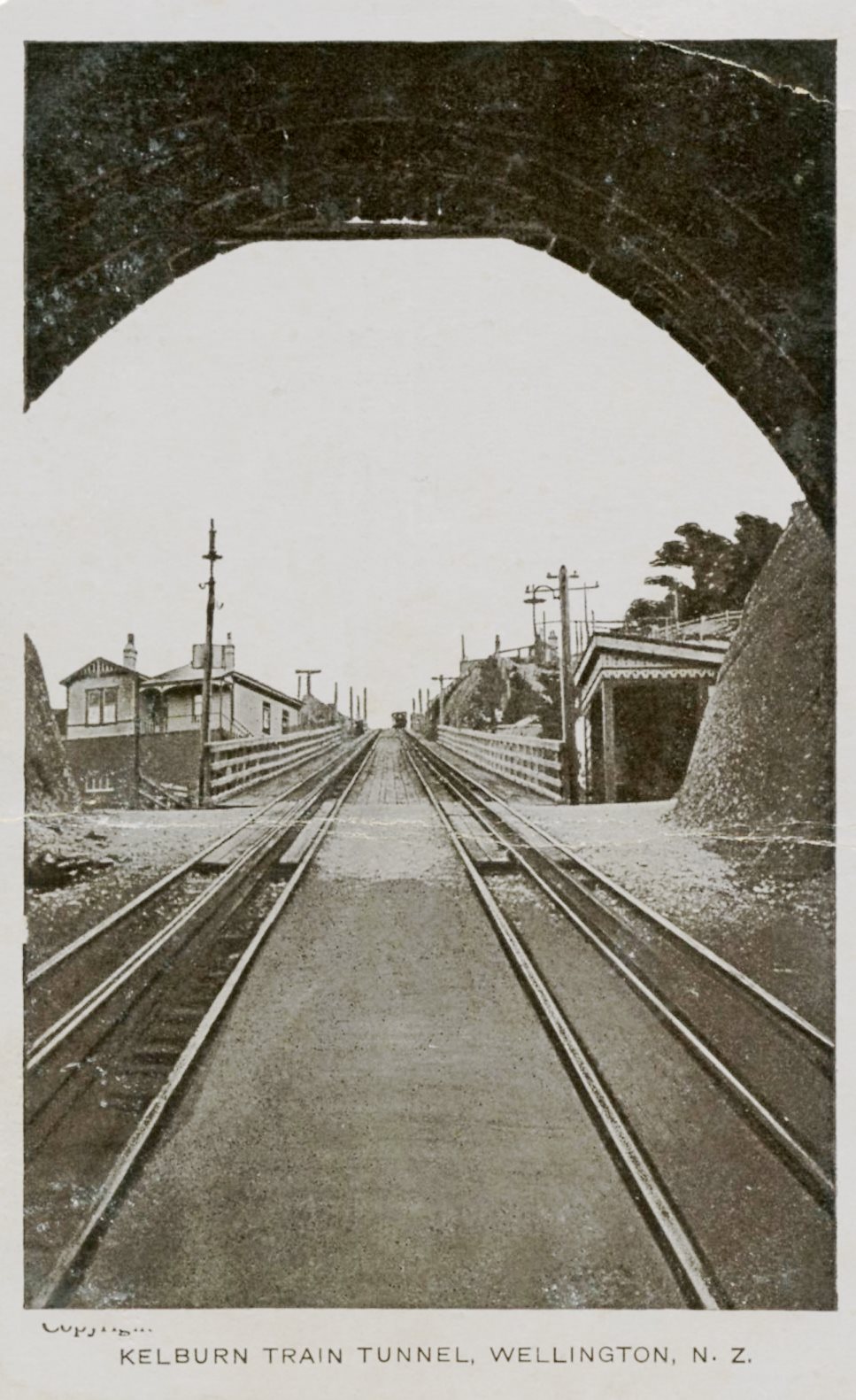Wellington Cable Car tunnel and tracks 