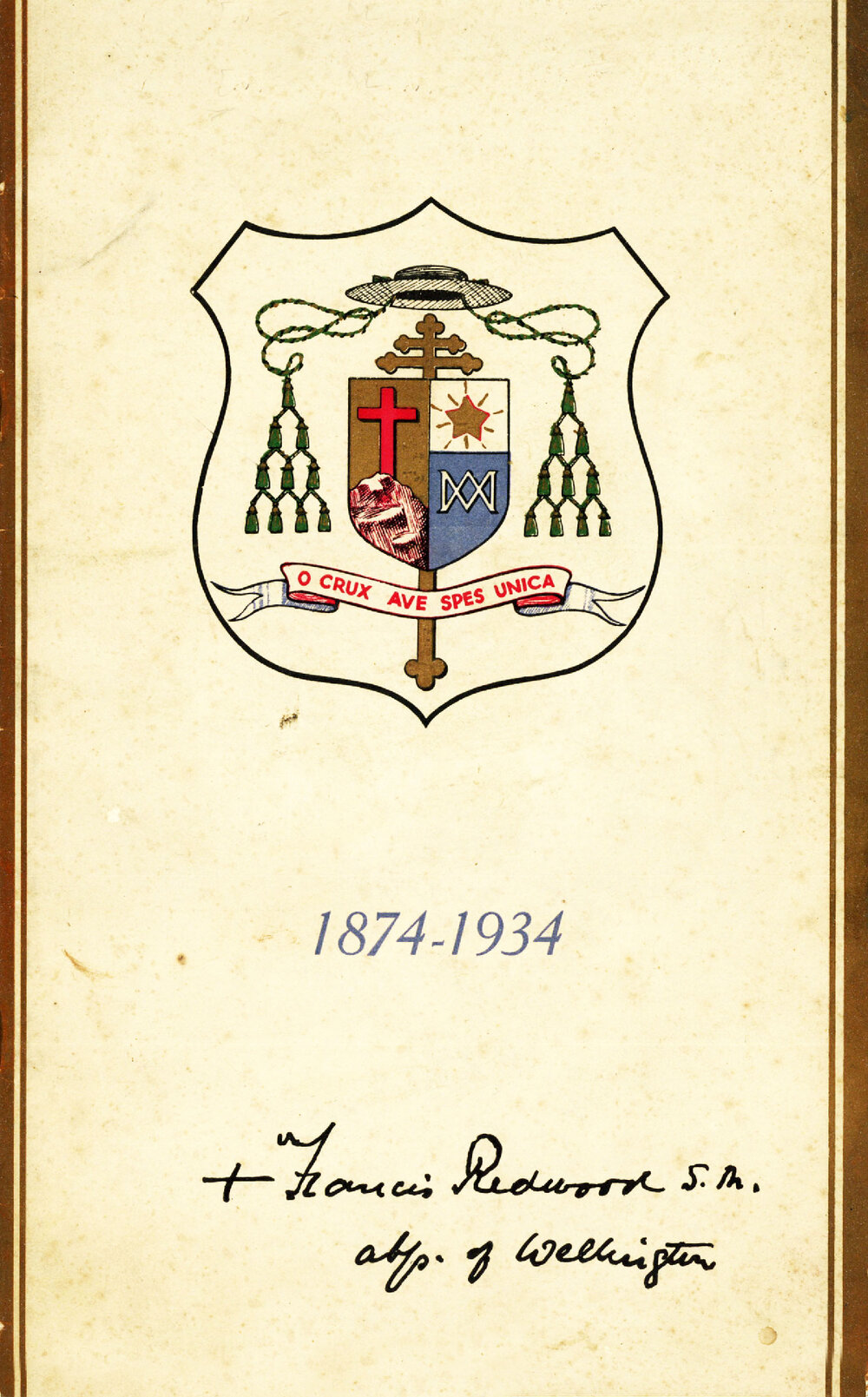 Episcopal Diamond Jubilee of his Grace Archbishop Redwood, 1874 - 1934