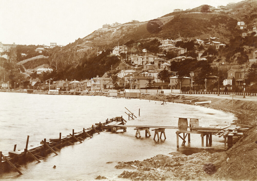 Reclamation at Oriental Bay