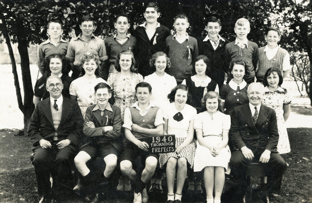 Thorndon Primary School prefects, 1940 | Wellington City Libraries