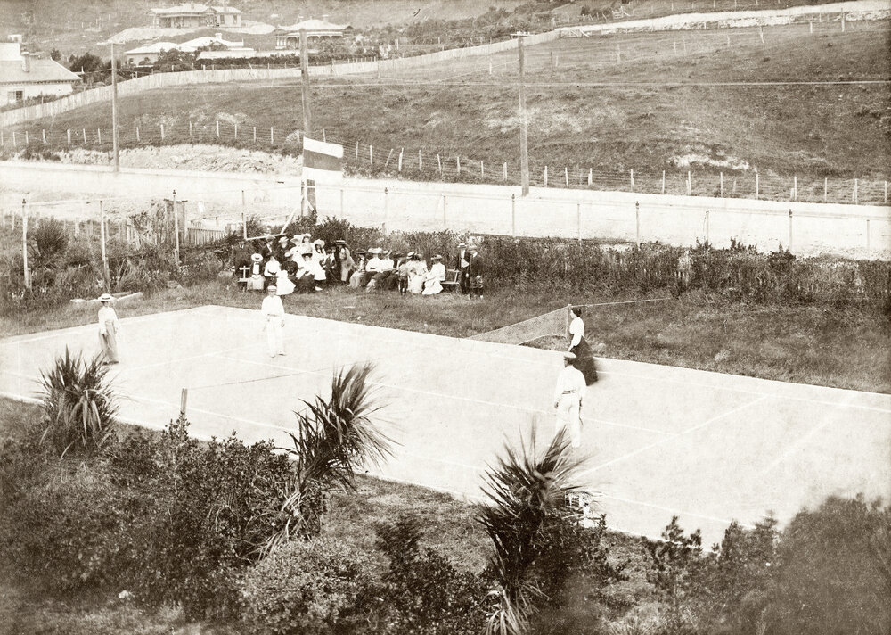 Island Bay tennis court 