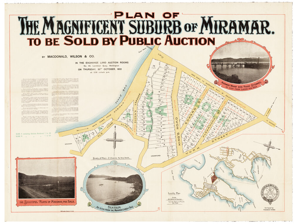 Plan of the Magnificent Suburb of Miramar [1902]