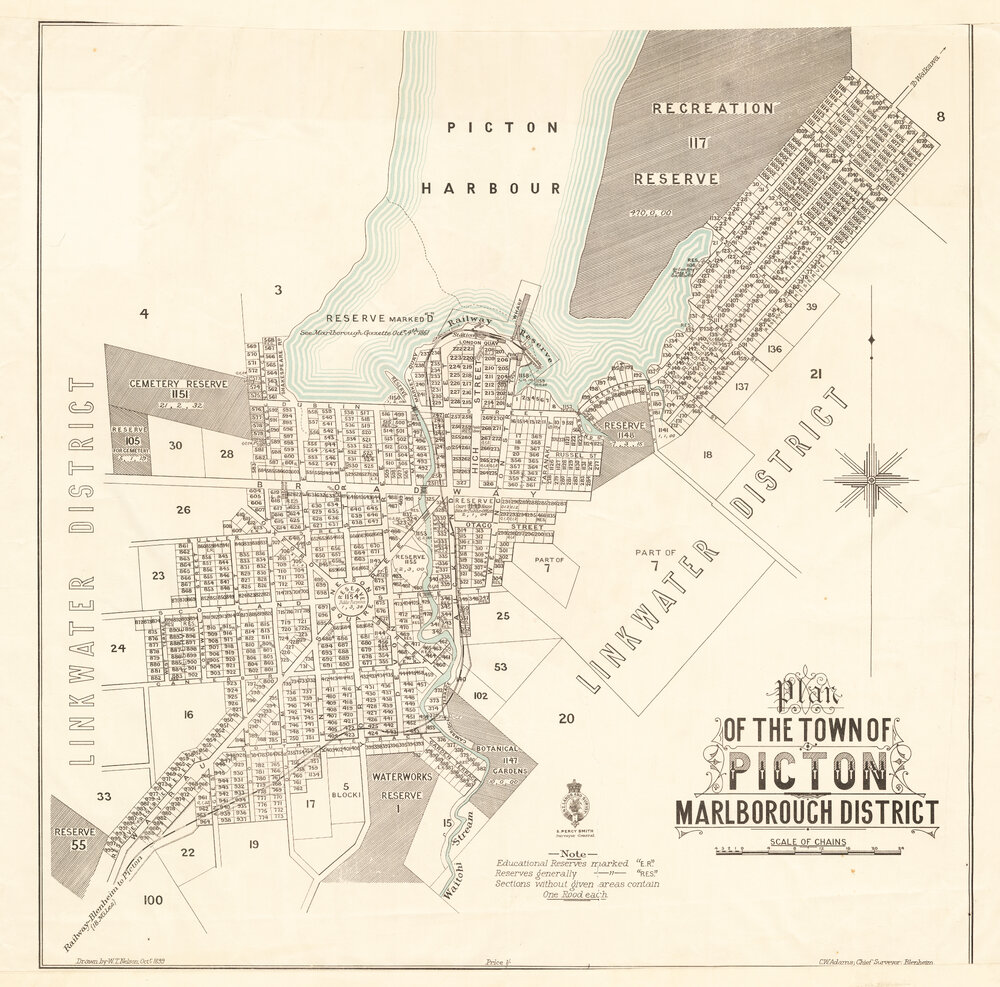 Plan of the Town of Picton [1899]