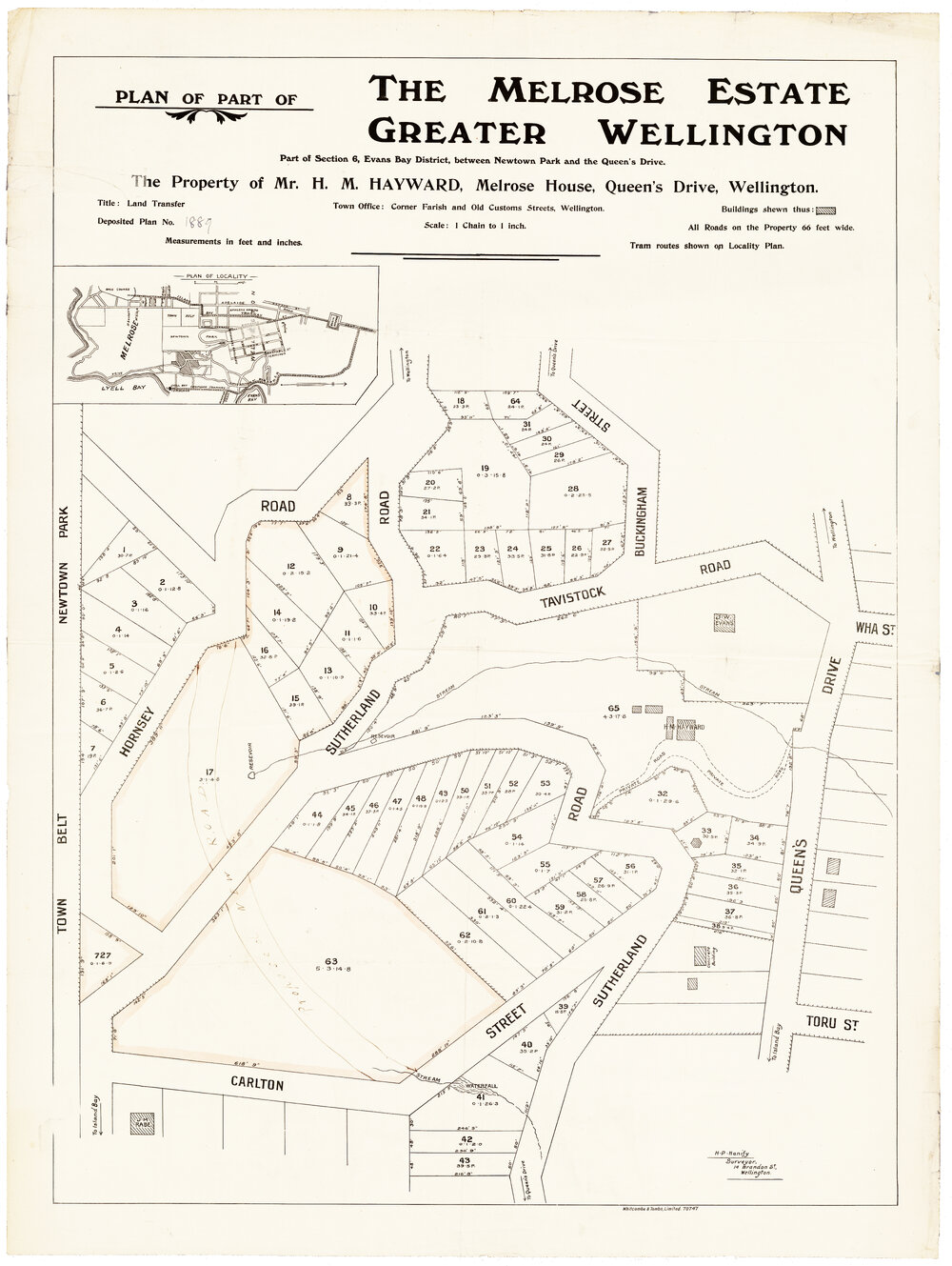 The Melrose Estate, Greater Wellington [c. 1907]