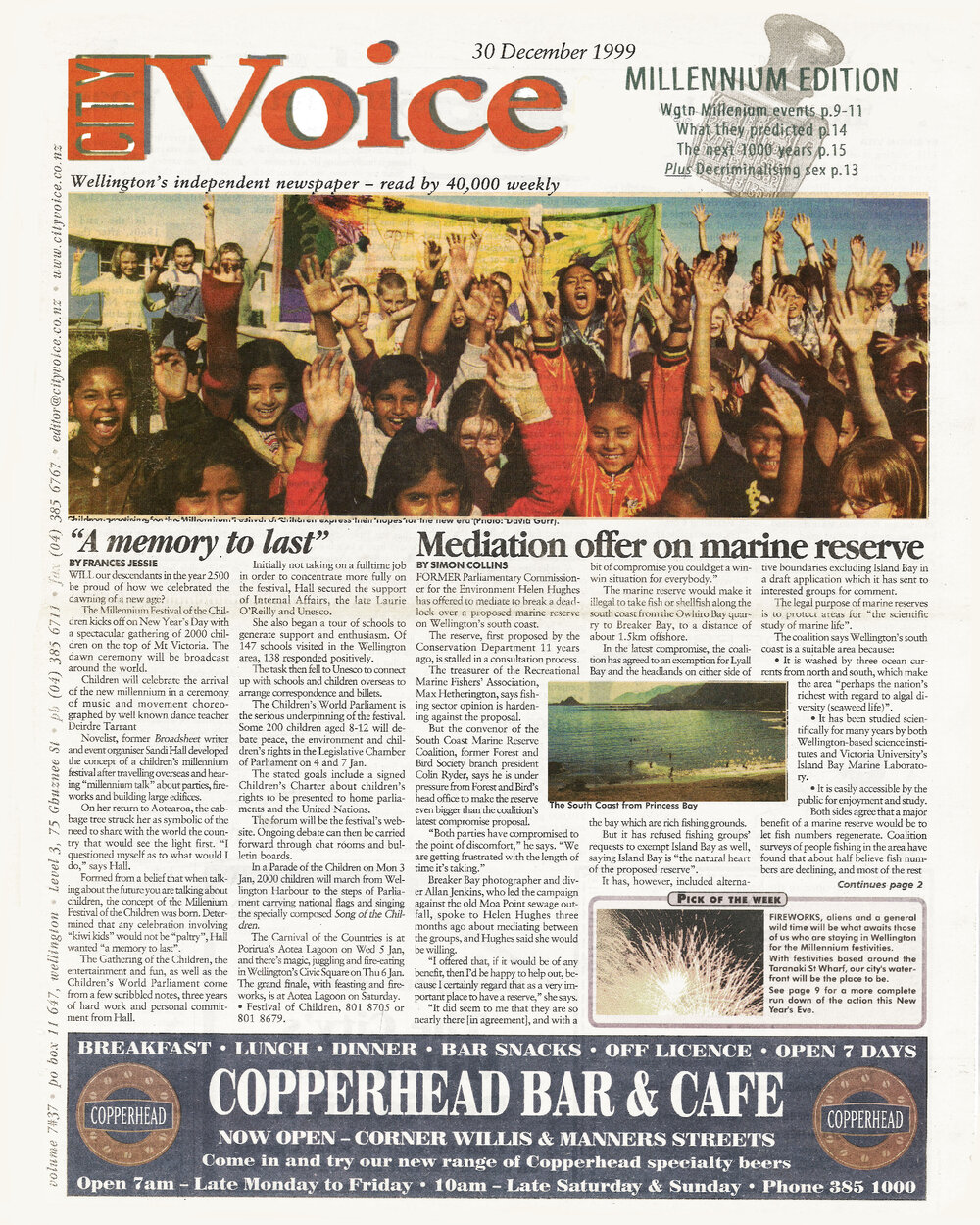 City Voice, 30th December 1999