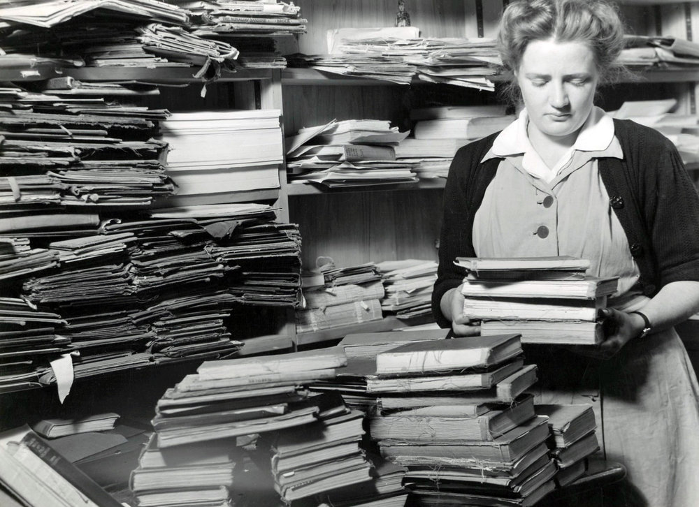 Bindery in the Central Public Library