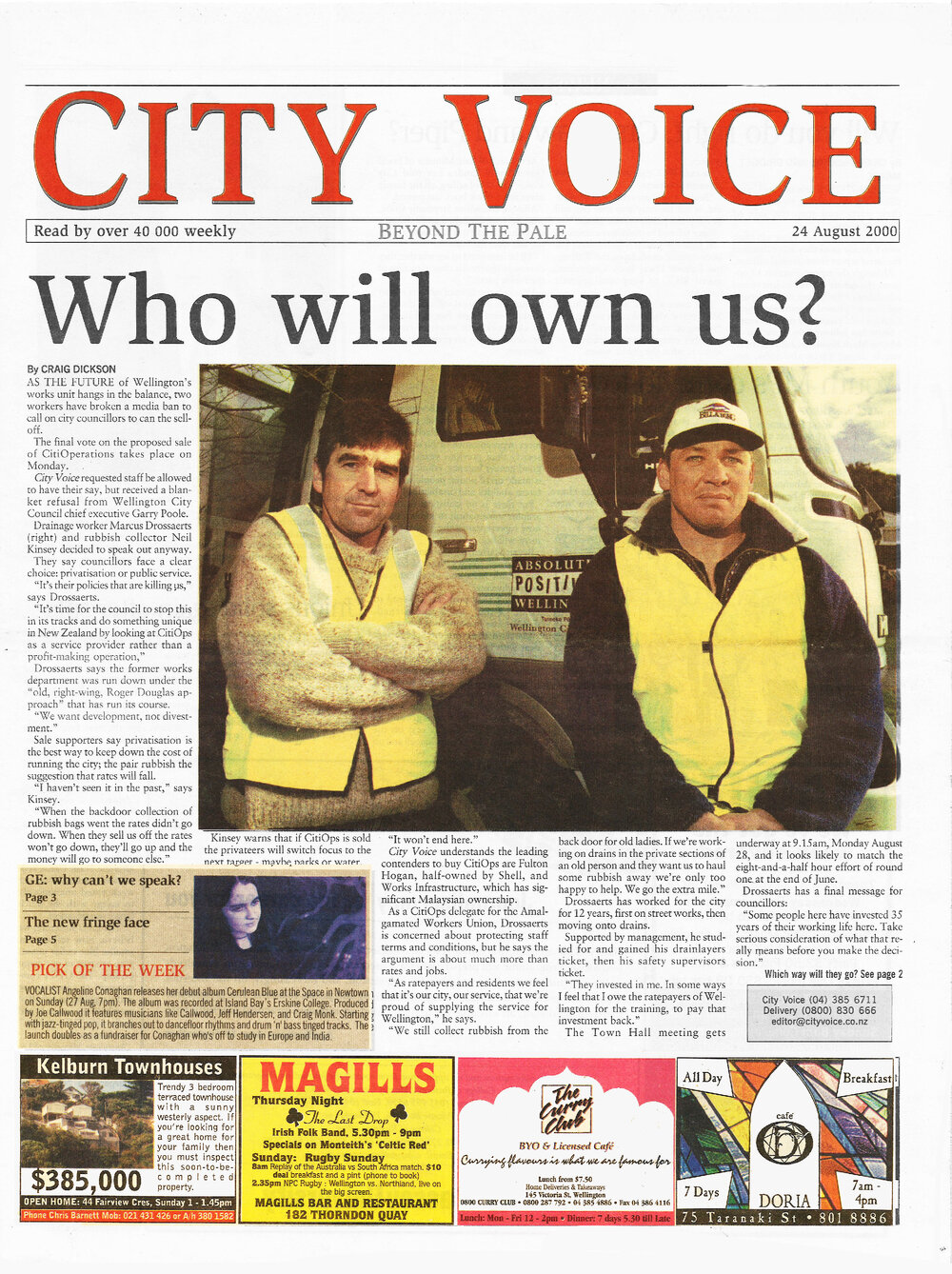 City Voice, 24th August 2000