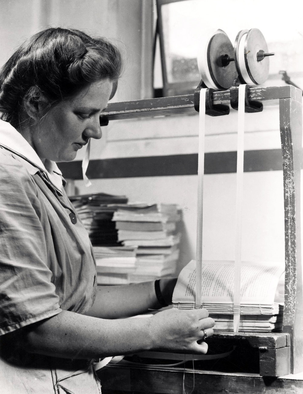Bindery in the Central Public Library
