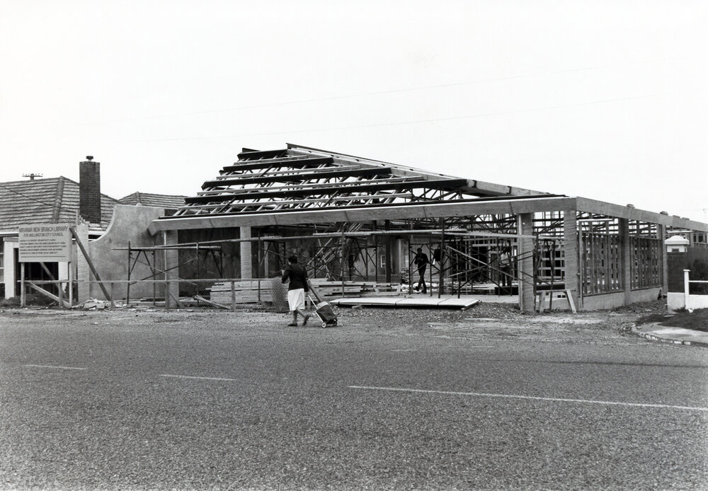 Miramar Library construction