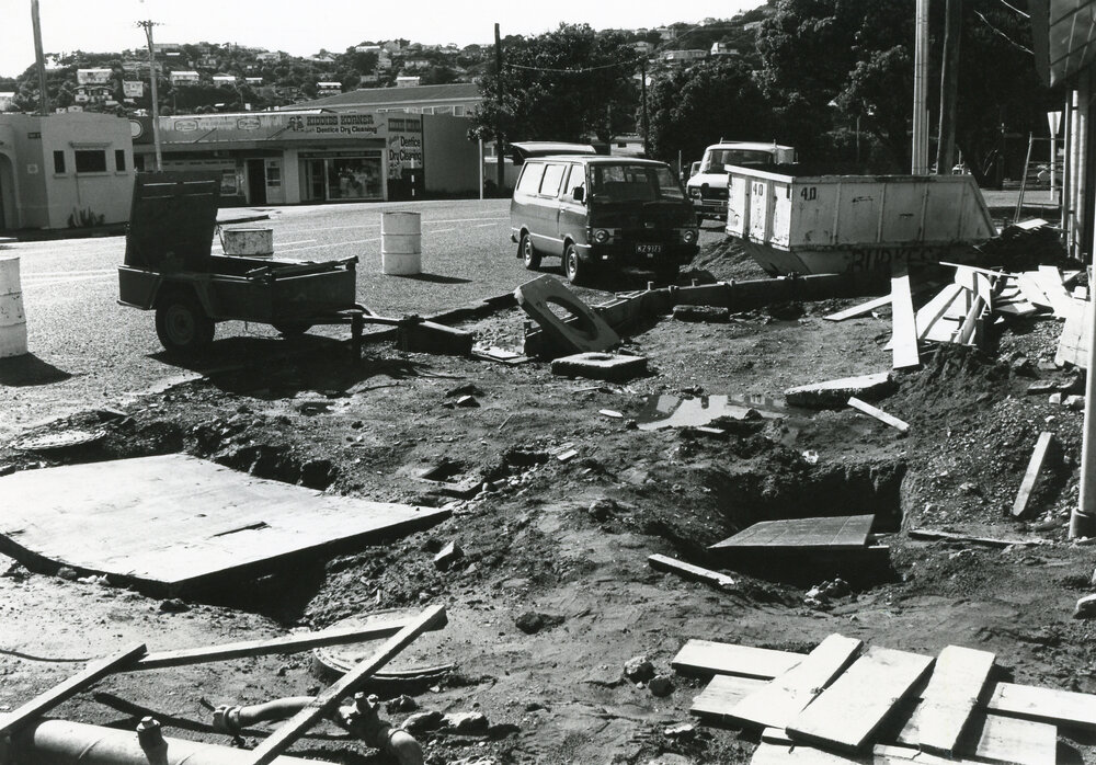 Miramar Library construction site