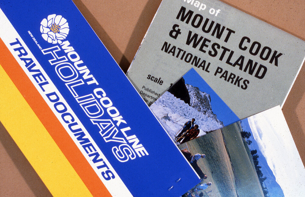 Travel brochures at the library