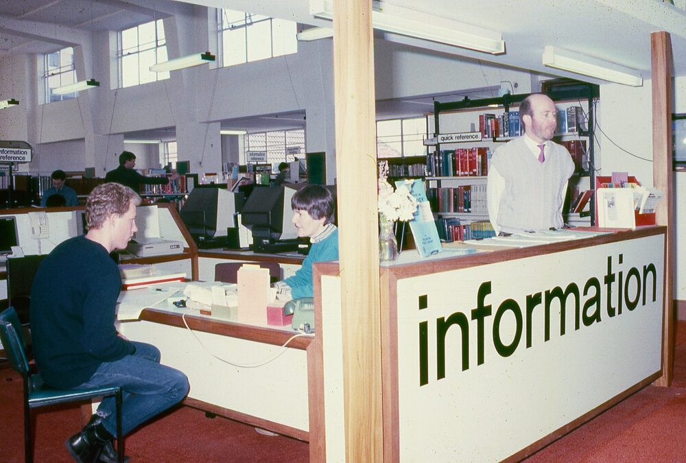Central Library information desk