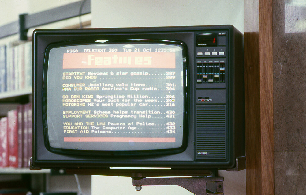 Teletext at the library