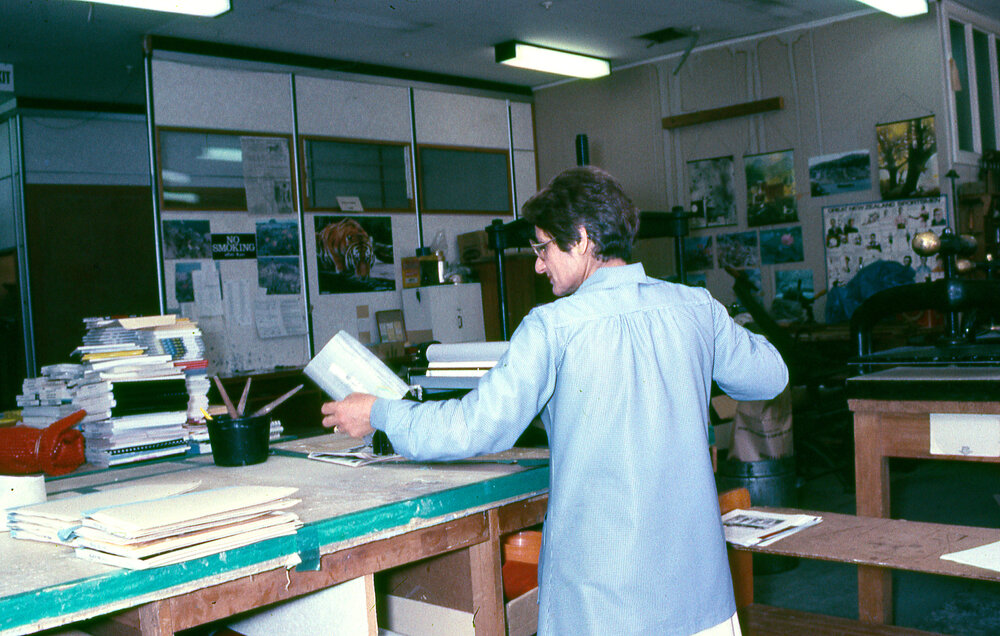 Wellington City Libraries bindery 