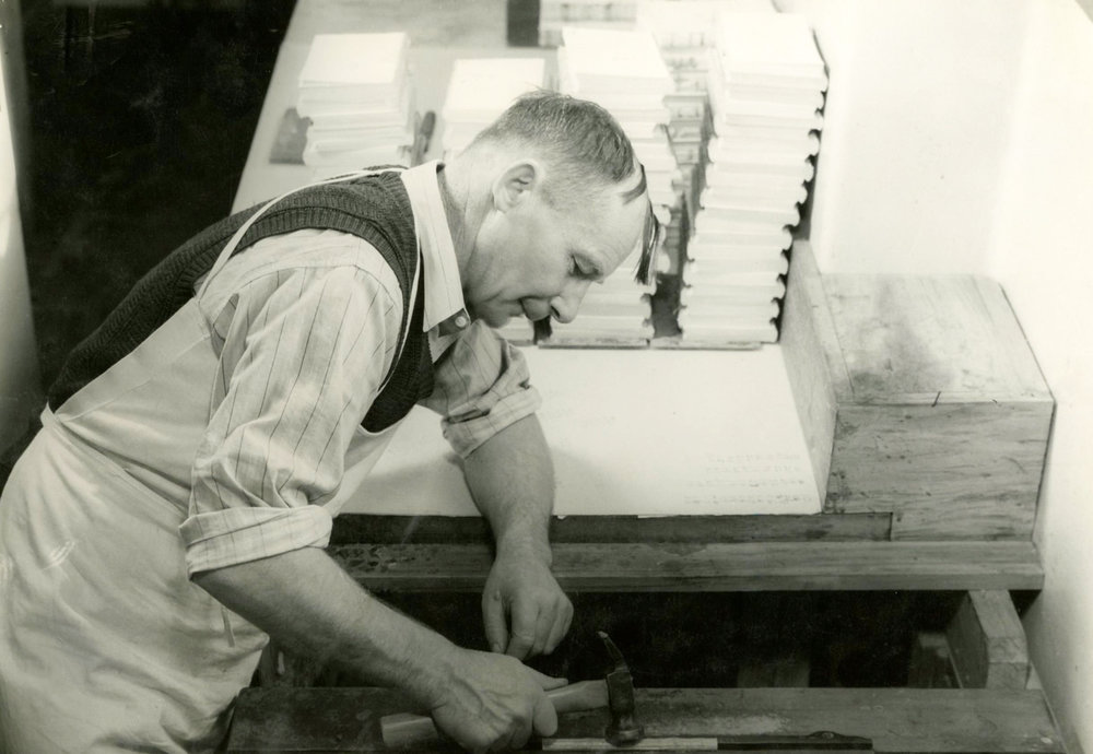 Bindery in the Central Public Library