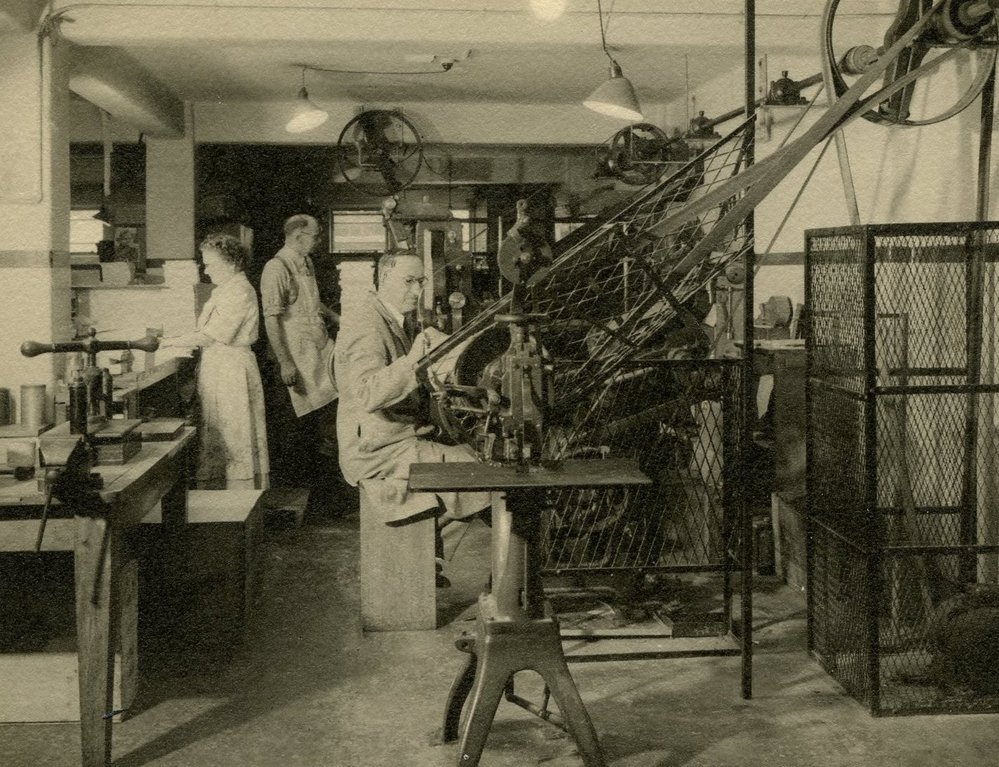 Bindery in the Central Public Library