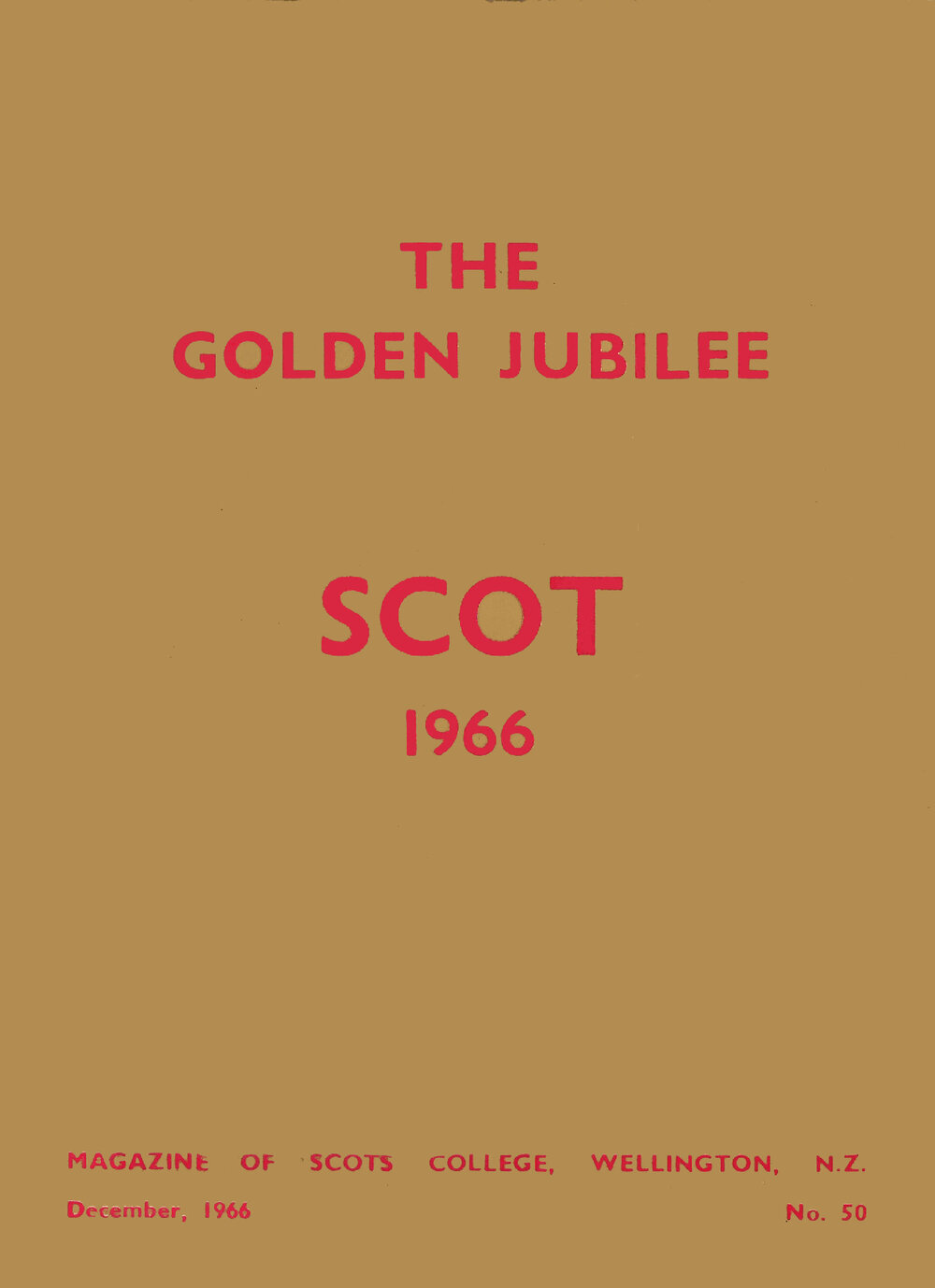 Scot : the Golden Jubilee, 1966