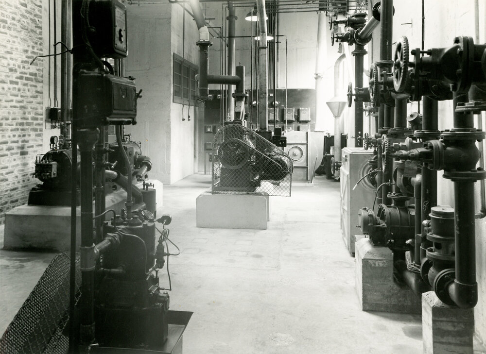 Electric Lamp Manufacturer's plant room 