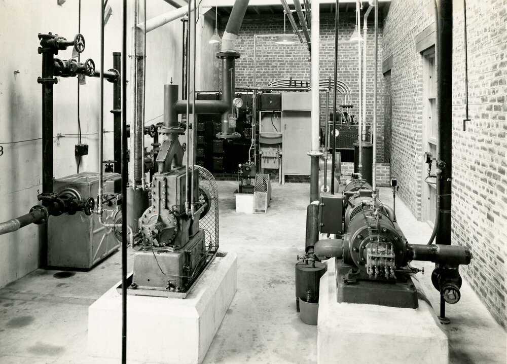 Electric Lamp Manufacturer's plant room
