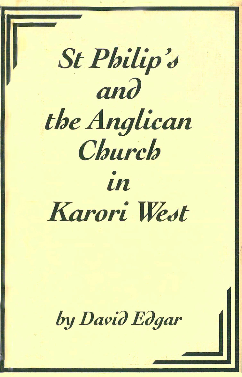 St Philip's and the Anglican Church in Karori West