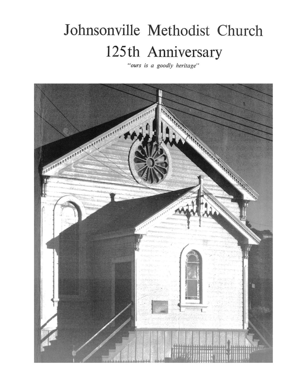 Johnsonville Methodist Church 125th Anniversary