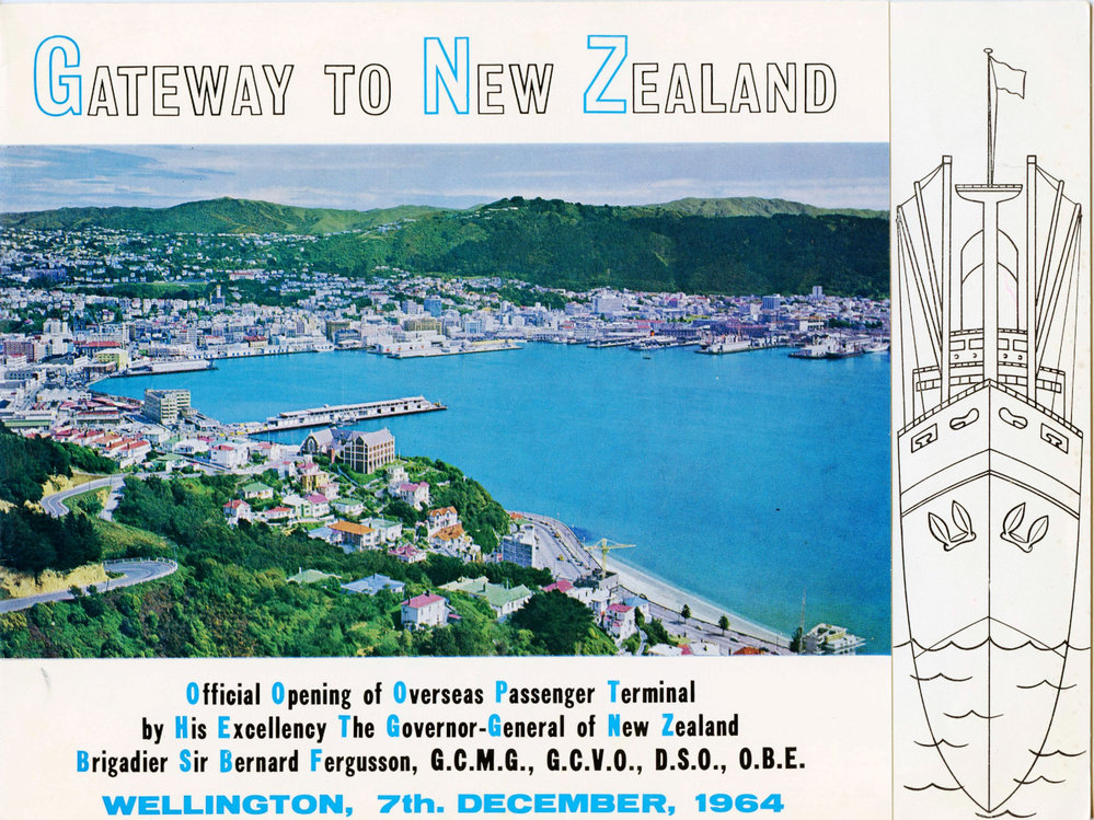 Gateway to New Zealand : Official Opening of Overseas Passenger Terminal