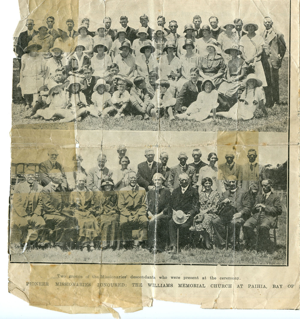 'Pioneer Missionaries Honoured: the Williams Memorial Church at Paihia'