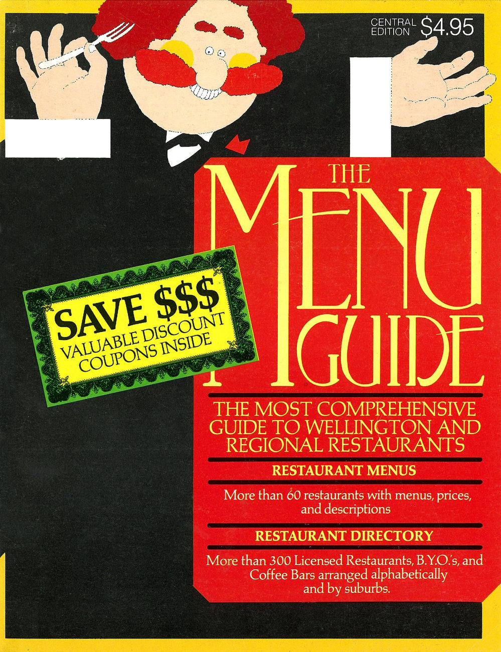 The Menu Guide : The most comprehensive guide to Wellington and regional restaurants (1982)
