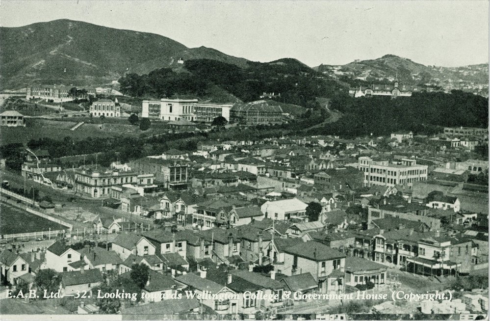 Looking towards Wellington College and Government House