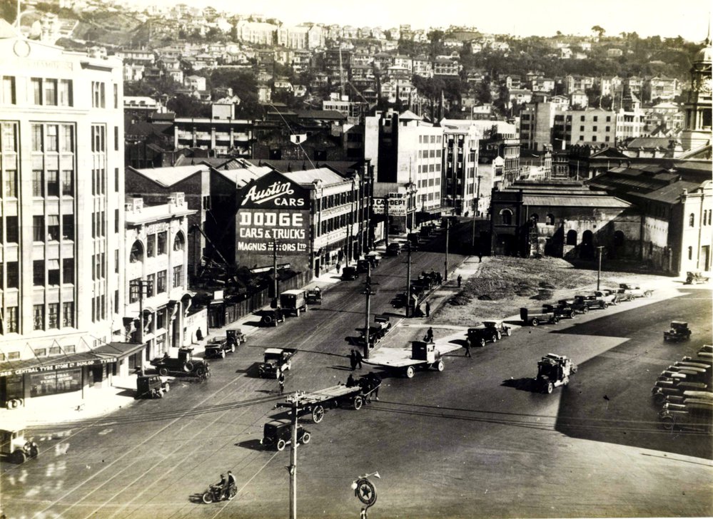 Corner of Jervois Quay and Wakefield Street