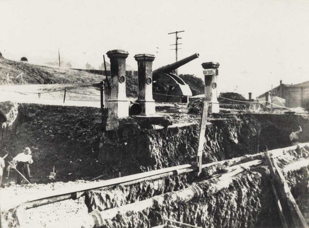 Entrance to the Mt Cook Barracks, Buckle Street