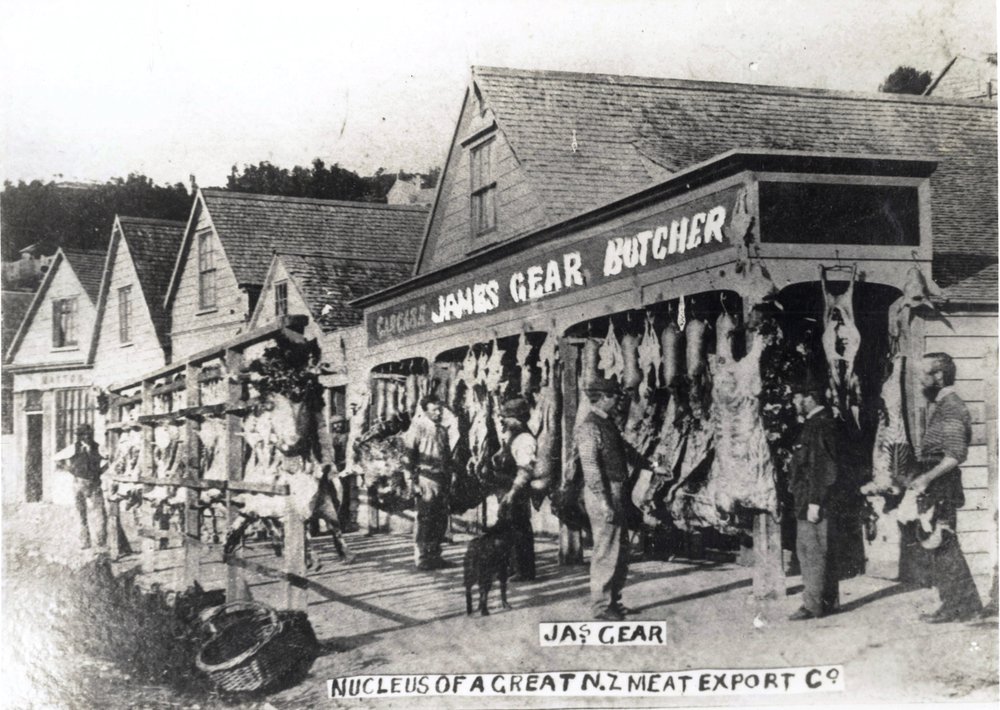 James Gear Butcher, Lambton Quay