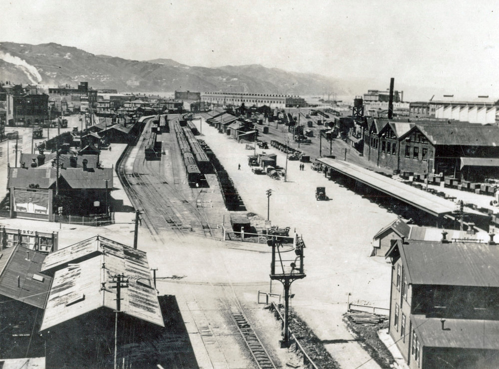 Lambton Railway Station and rail yards