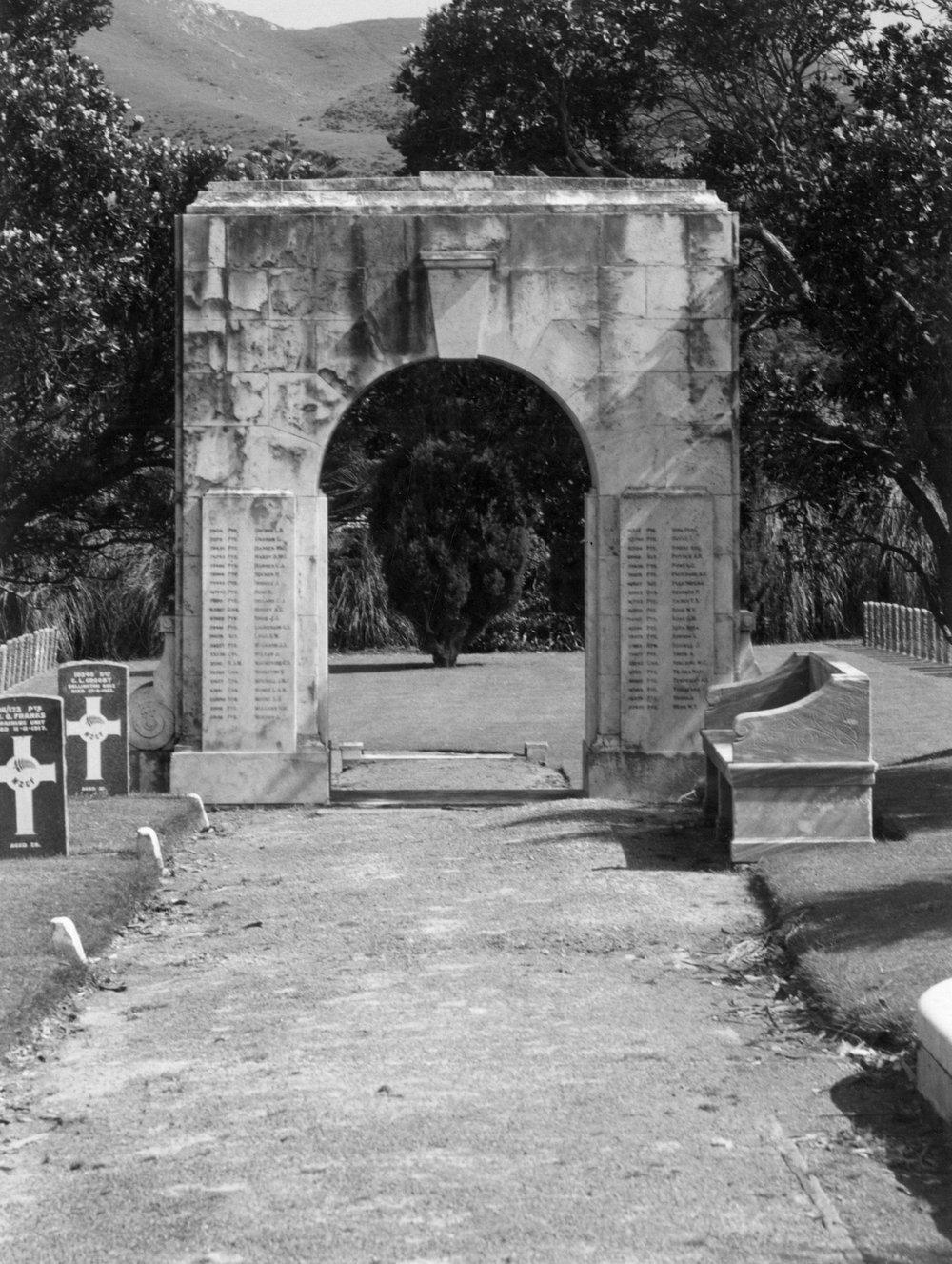 Arch in Military Cemetery, Karori Cemetery
