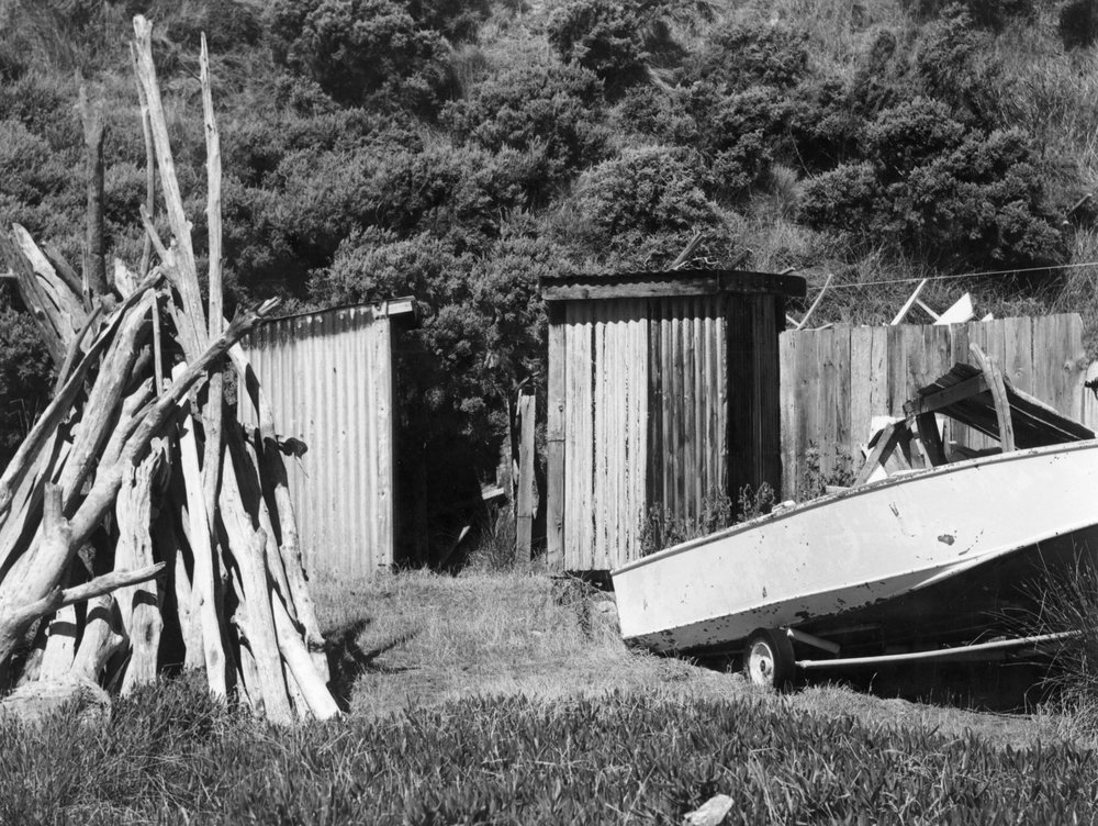 Outside Toilets, Makara Beach