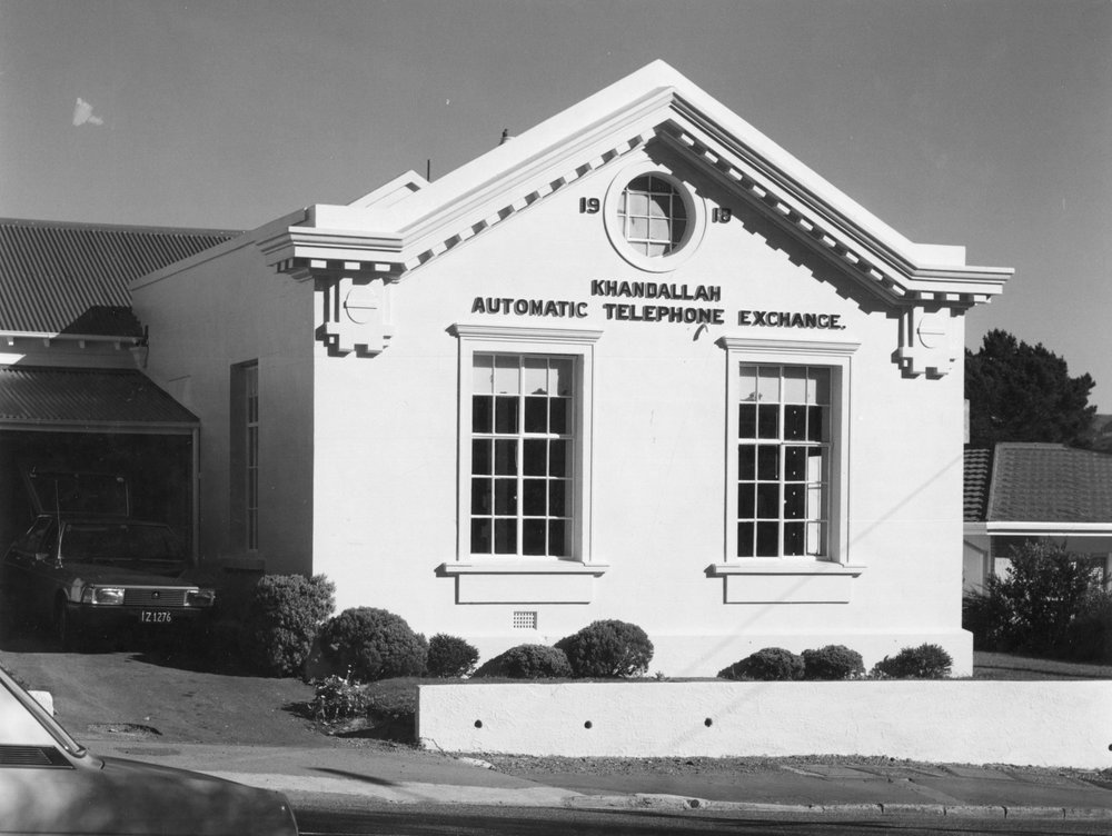 Khandallah Telephone Exchange, 86 - 88 Khandallah Road.