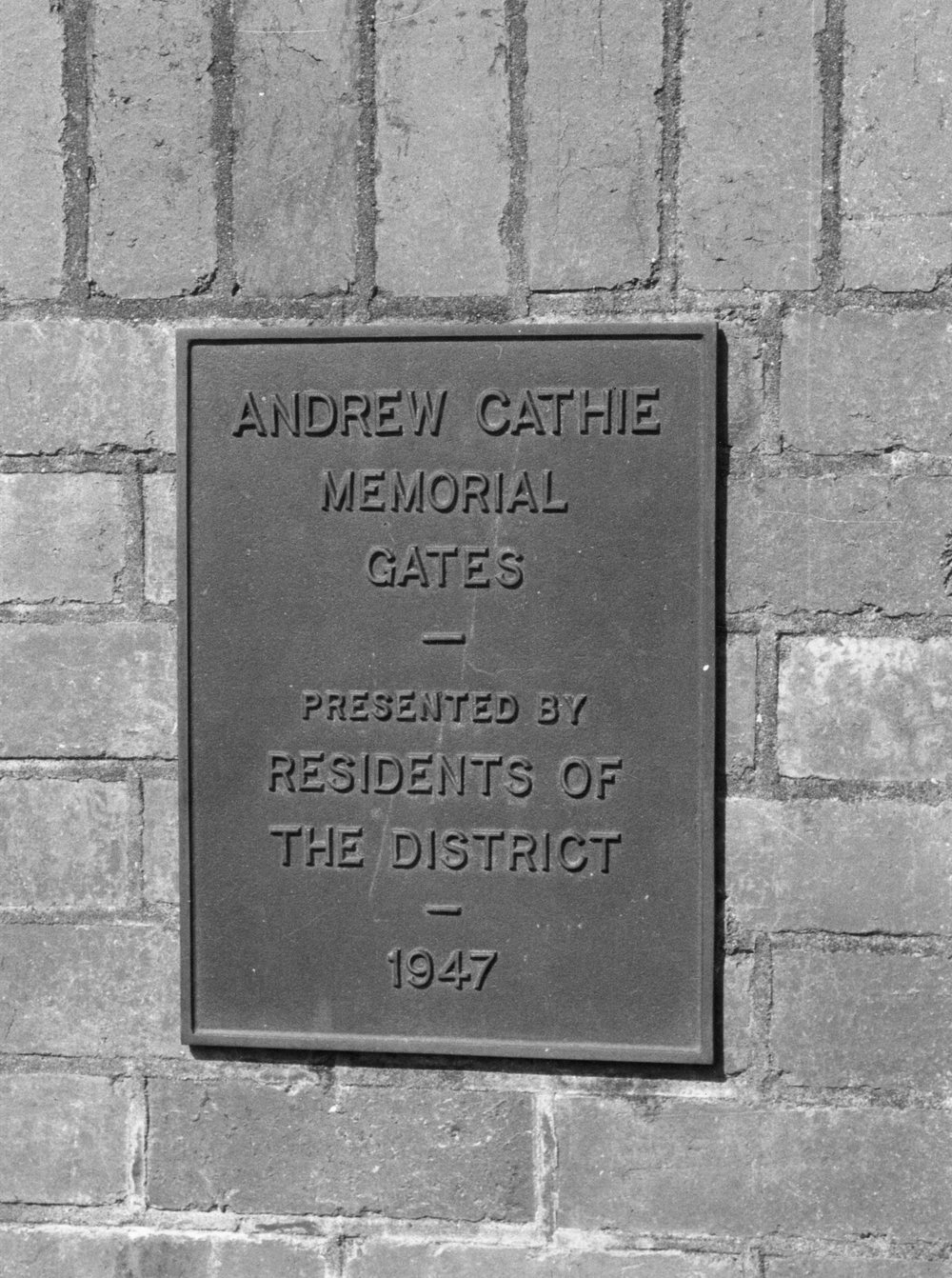 Plaque, Vogelmorn Bowling Club, Mornington