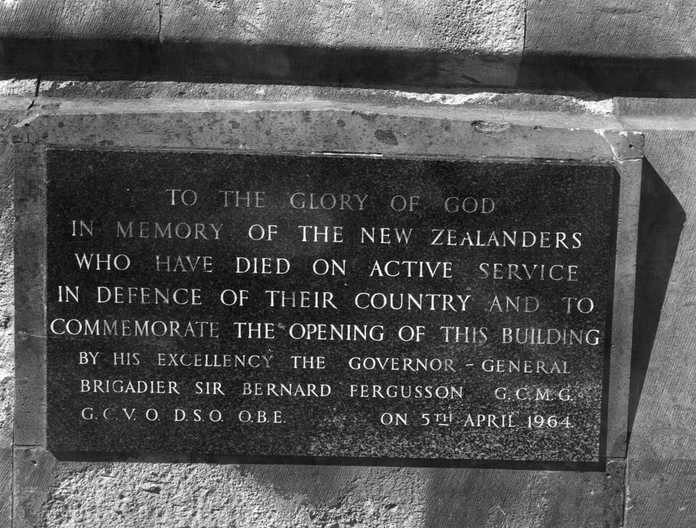 Foundation Stone, Hall of Memories, National War Memorial