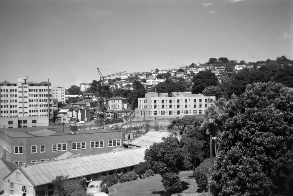 Looking towards Bowen Street and Kelburn